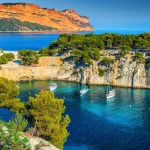 Calanques de Port Pin bay in Cassis near Marseille, France