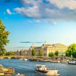 Orsay museum and river Siene, France